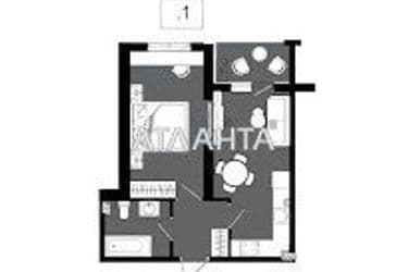 1-room apartment apartment by the address st. Dacha Kovalevskogo Amundsena (area 41,4 m²) - Atlanta.ua - photo 9