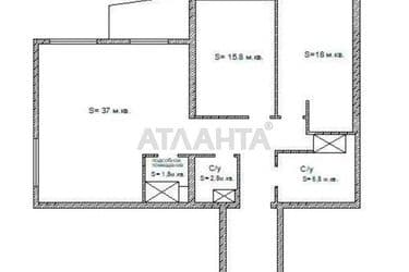 2-rooms apartment apartment by the address st. Gagarina pr (area 103 m²) - Atlanta.ua - photo 22