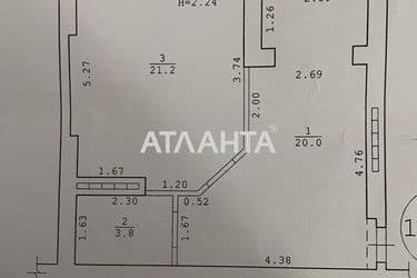 1-кімнатна квартира за адресою вул. Вільямса ак. (площа 45 м²) - Atlanta.ua - фото 15