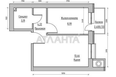 1-room apartment apartment by the address st. Spreysa (area 31 m²) - Atlanta.ua - photo 8