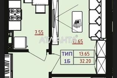 1-room apartment apartment by the address st. Marselskaya (area 30,9 m²) - Atlanta.ua - photo 5
