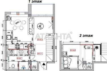 1-room apartment apartment by the address st. Lyustdorfskaya dor Chernomorskaya dor (area 54,0 m2) - Atlanta.ua - photo 12