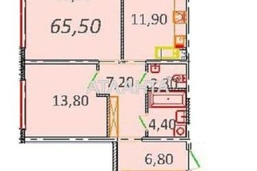 2-rooms apartment apartment by the address st. Pionerskaya Varlamova Akademicheskaya (area 66 m²) - Atlanta.ua - photo 8