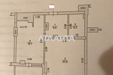 1-room apartment apartment by the address st. Parusnaya Geroev Stalingrada (area 51,9 m²) - Atlanta.ua - photo 13