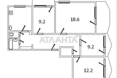 4-к apartment on street Dobrovoleskogo pr  na Poselke Kotovskogo - Atlanta.ua - photo 13