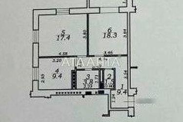 2-комнатная квартира по адресу ул. Грушевского Михаила (площадь 60 м²) - Atlanta.ua - фото 26