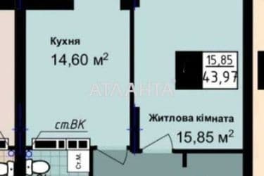 1-room apartment apartment by the address st. Sakharova (area 44,0 m²) - Atlanta.ua - photo 7