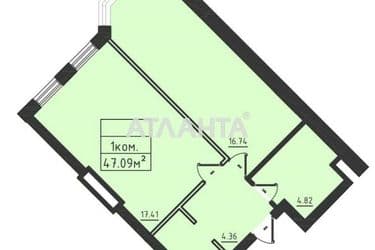 1-room apartment apartment by the address st. Dacha Kovalevskogo Amundsena (area 47,9 m²) - Atlanta.ua - photo 8