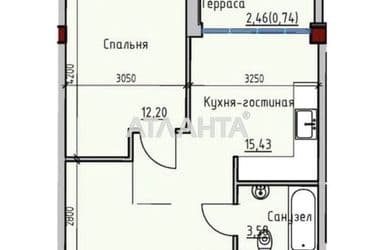1-room apartment apartment by the address st. Sofievskaya Korolenko (area 40,5 m²) - Atlanta.ua - photo 30