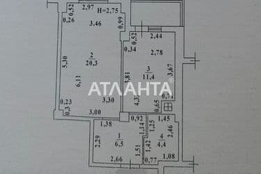 1-room apartment apartment by the address st. Granitnaya (area 46 m²) - Atlanta.ua - photo 37
