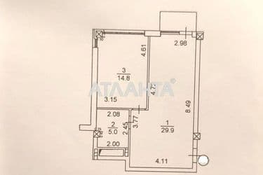 1-room apartment apartment by the address st. Geranevaya (area 50,4 m²) - Atlanta.ua - photo 20