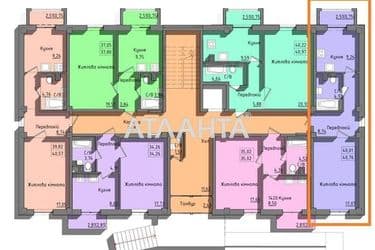1-room apartment apartment by the address st. Kosmonavtov (area 42,3 m²) - Atlanta.ua - photo 14