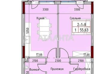 1-room apartment apartment by the address st. Mayachnyy per (area 57,3 m²) - Atlanta.ua - photo 10