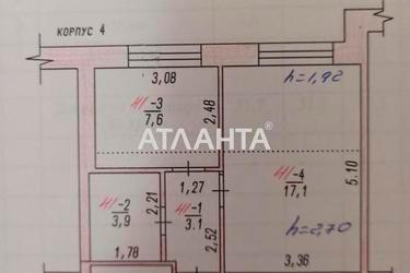 1-комнатная квартира по адресу ул. Центральная (площадь 40 м²) - Atlanta.ua - фото 21