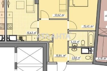 2-rooms apartment apartment by the address st. Kurortnyy per (area 63,2 m²) - Atlanta.ua - photo 15
