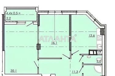 2-rooms apartment apartment by the address st. Ovidiopolskaya dor (area 69 m²) - Atlanta.ua - photo 7