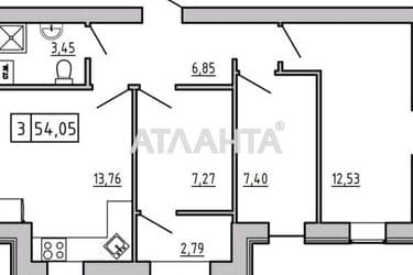 2-rooms apartment apartment by the address st. 7 km ovidiopolskoy dor (area 54 m²) - Atlanta.ua - photo 11