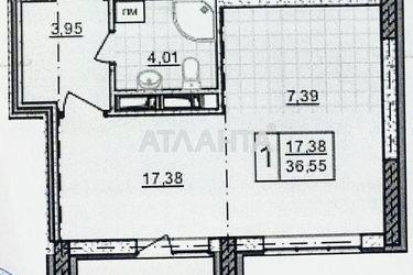 1-комнатная квартира по адресу ул. Тираспольская (площадь 36,6 м²) - Atlanta.ua - фото 29