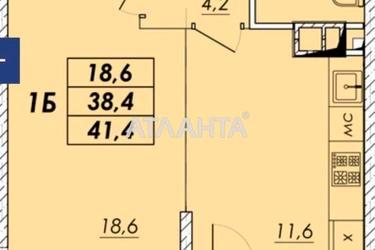 1-комнатная квартира по адресу ул. Прохоровская (площадь 41,4 м²) - Atlanta.ua - фото 11