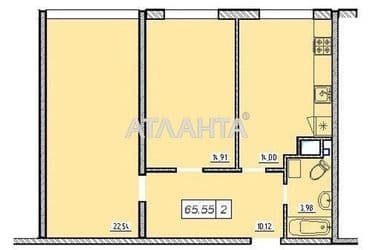 2-кімнатна квартира за адресою вул. Перлинна (площа 66 м²) - Atlanta.ua - фото 5