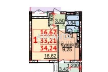 1-room apartment apartment by the address st. Pestelya (area 37,9 m²) - Atlanta.ua - photo 5