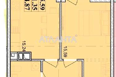 1-комнатная квартира по адресу ул. Франко Ивана (площадь 44,9 м²) - Atlanta.ua - фото 12