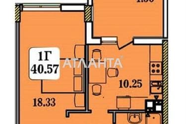 1-комнатная квартира по адресу ул. Строительная (площадь 41 м²) - Atlanta.ua - фото 7