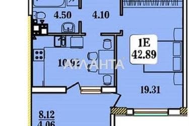 1-room apartment apartment by the address st. Stroitelnaya (area 43 m²) - Atlanta.ua - photo 7