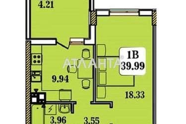 1-room apartment apartment by the address st. Stroitelnaya (area 40 m²) - Atlanta.ua - photo 7