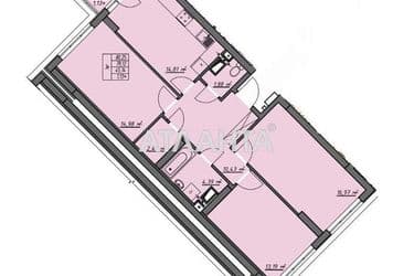 3-rooms apartment apartment by the address st. Vorobeva ak (area 80,3 m²) - Atlanta.ua - photo 27