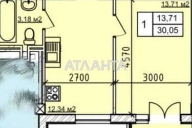 1-room apartment apartment by the address st. Geranevaya (area 32 m²) - Atlanta.ua - photo 21