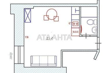 1-комнатная квартира по адресу ул. Успенская (площадь 23,4 м²) - Atlanta.ua - фото 14