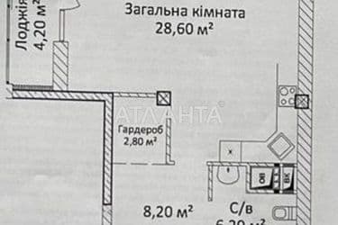 1-room apartment apartment by the address st. Evreyskaya Bebelya (area 47,9 m²) - Atlanta.ua - photo 9