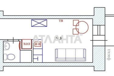 1-room apartment apartment by the address st. Uspenskaya Chicherina (area 19,8 m²) - Atlanta.ua - photo 21