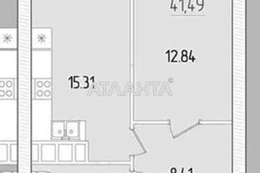1-room apartment apartment by the address st. Krasnova (area 40 m²) - Atlanta.ua - photo 30