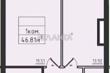 1-room apartment apartment by the address st. Dacha Kovalevskogo Amundsena (area 46,8 m²) - Atlanta.ua - photo 10