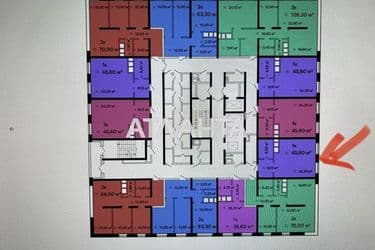 1-room apartment apartment by the address st. Gagarinskoe plato (area 45,6 m²) - Atlanta.ua - photo 11