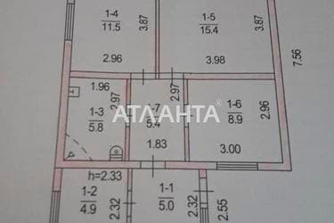 Дом по адресу ул. Виноградная (площадь 56,4 м²) - Atlanta.ua - фото 32