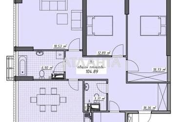 3-кімнатна квартира за адресою Курортний пров. (площа 105 м²) - Atlanta.ua - фото 29