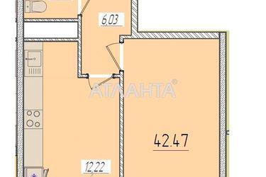 1-room apartment apartment by the address st. Krasnova (area 42,7 m2) - Atlanta.ua - photo 8