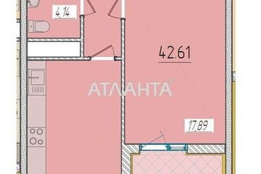 1-room apartment apartment by the address st. Krasnova (area 42,6 m²) - Atlanta.ua - photo 6