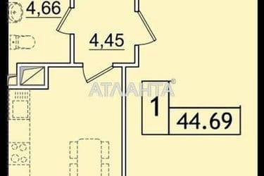 1-room apartment apartment by the address st. Sakharova (area 44,8 m²) - Atlanta.ua - photo 7