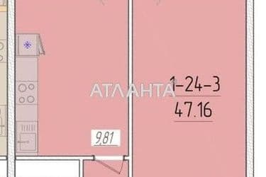 1-room apartment apartment by the address st. Krasnova (area 42,3 m²) - Atlanta.ua - photo 6