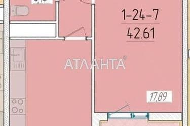 1-room apartment apartment by the address st. Krasnova (area 42,2 m²) - Atlanta.ua - photo 6