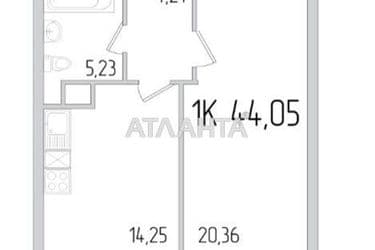 1-room apartment apartment by the address st. Sakharova (area 43 m²) - Atlanta.ua - photo 8