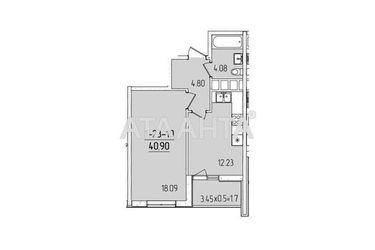 1-room apartment apartment by the address st. Krasnova (area 40 m²) - Atlanta.ua - photo 8