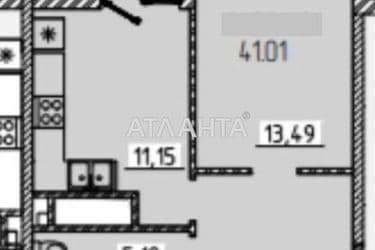 1-кімнатна квартира за адресою вул. Краснова (площа 40,4 м²) - Atlanta.ua - фото 4
