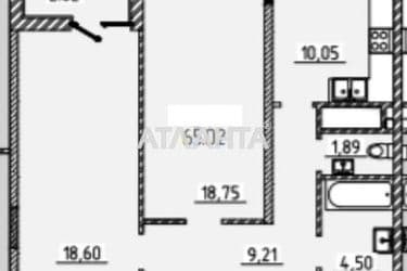 2-rooms apartment apartment by the address st. Krasnova (area 64,4 m²) - Atlanta.ua - photo 4