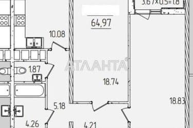 2-rooms apartment apartment by the address st. Krasnova (area 64,5 m²) - Atlanta.ua - photo 4