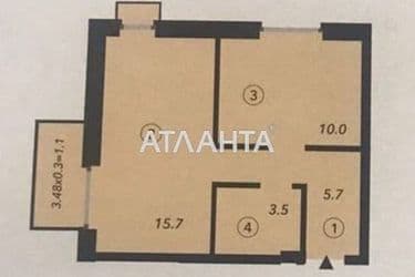 1-room apartment apartment by the address st. Srednefontanskiy per (area 38,5 m²) - Atlanta.ua - photo 8